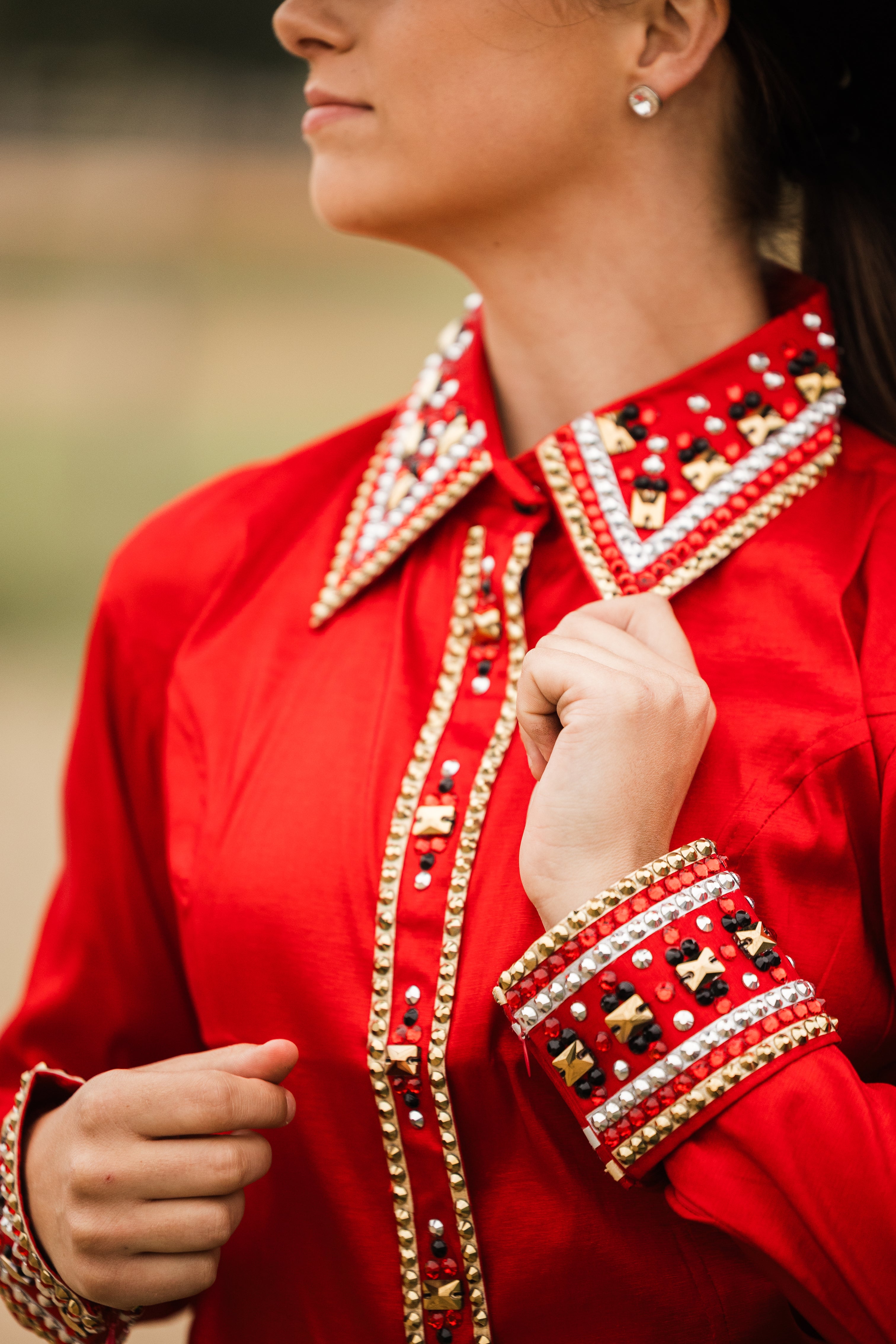COULEURS, chemise western show, plaisir, Leadline, Rodéo, FILLE XS S M